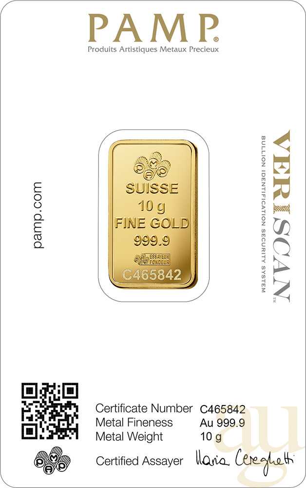 Lingou 10 grame aur PAMP - imagine 2