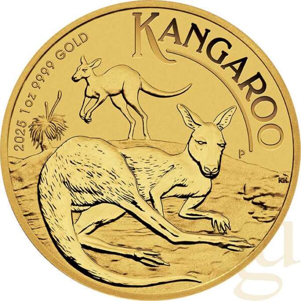 Monedă de aur de 1 oz Australia Kangaroo 2025