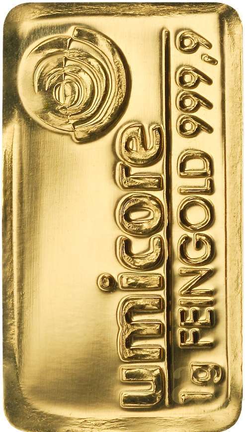 Lingou de aur de 1 gram