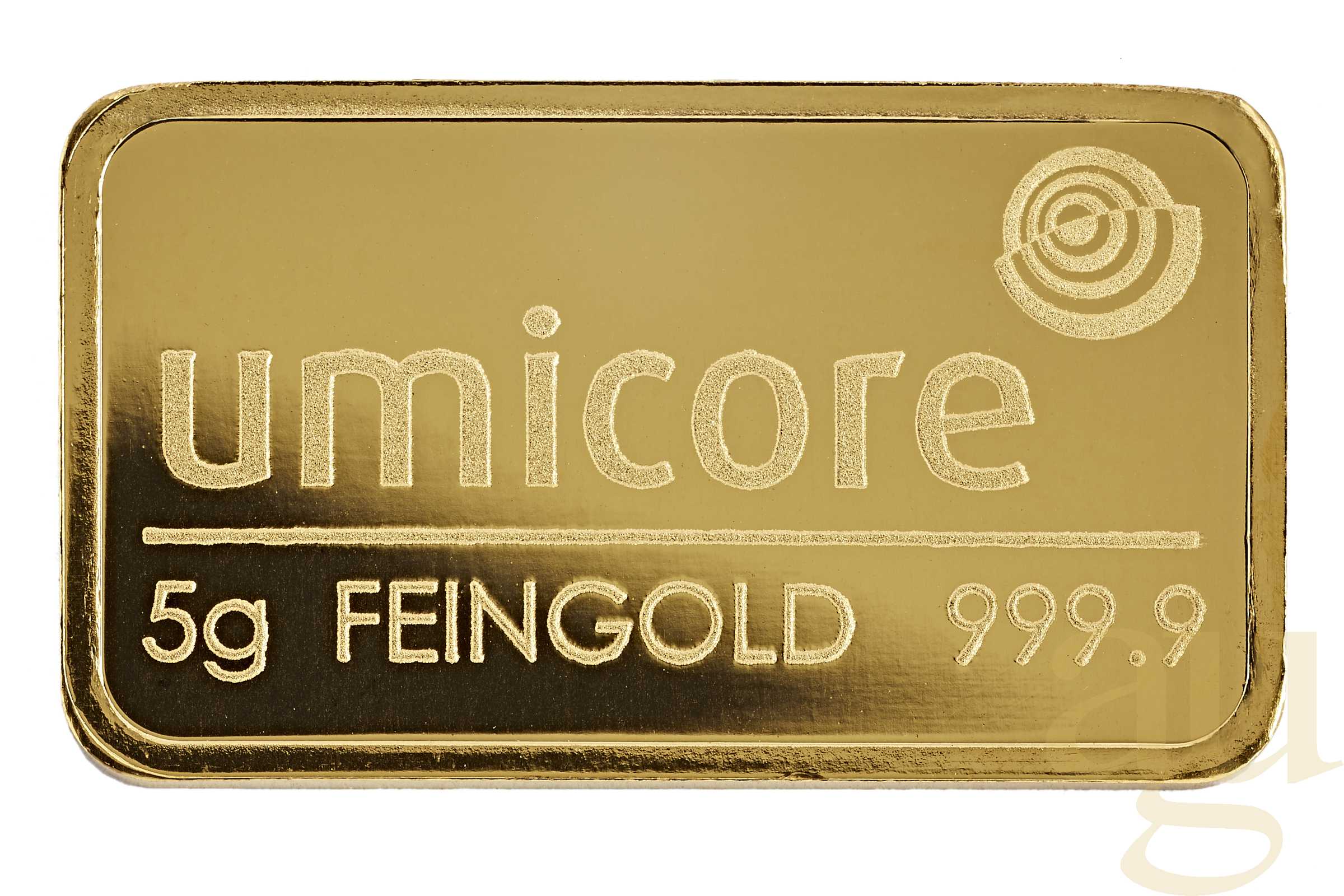 Lingou de aur 5 grame Umicore - imagine 3
