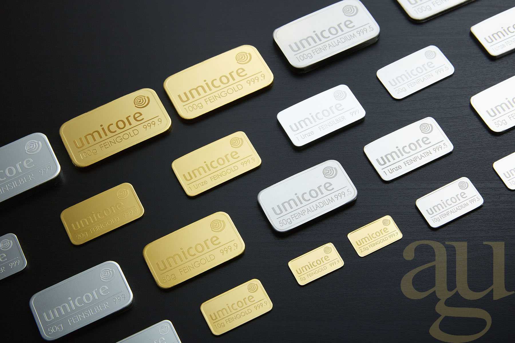 Lingou de aur de 500 grame Umicore - imagine 3