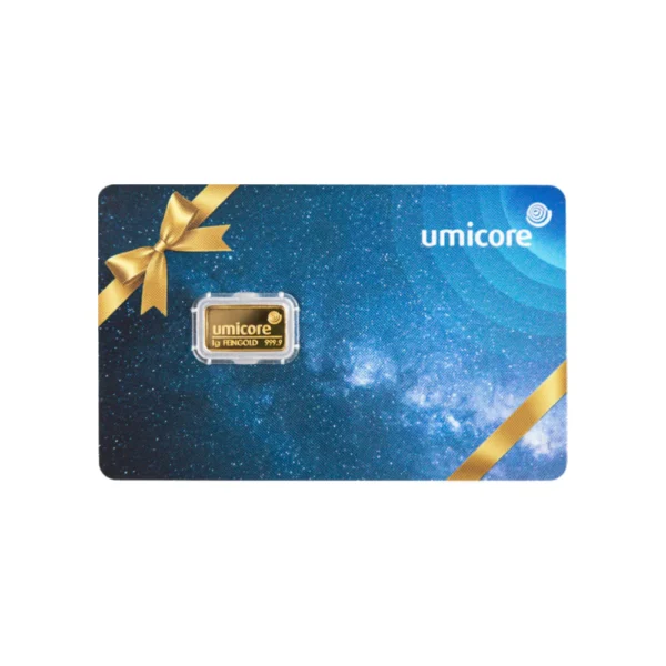 Lingou de aur de 1 gram – Umicore